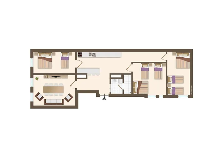 110 Qm With 3 Bedrooms Very Cetral Location 1 To 10 Guests Monaco di Baviera