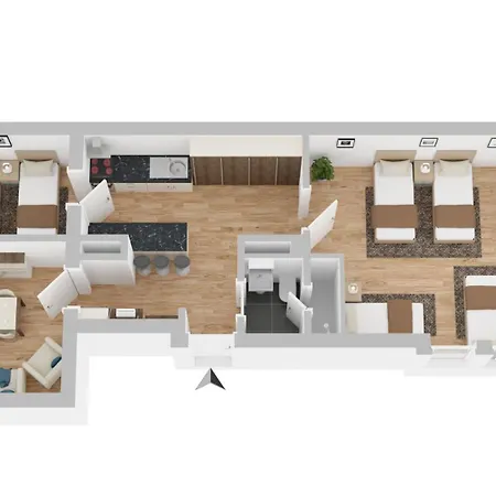 Large 110 Qm In Very Cetral Location 1 To 12 Guests Apartment Munich