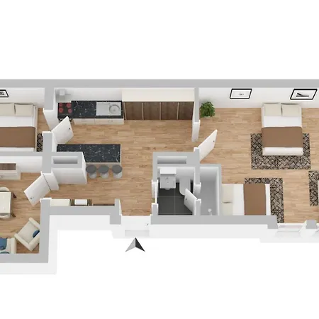 Large 110 Qm In Very Cetral Location 1 To 12 Guests * Munich